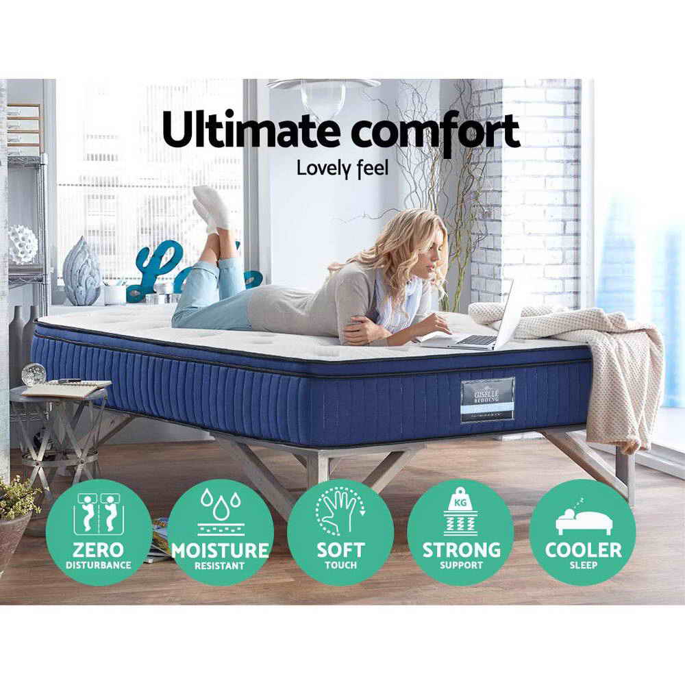 Giselle Bedding 34cm Mattress Cool Gel Memory Foam 7 Zone Queen - Image 4