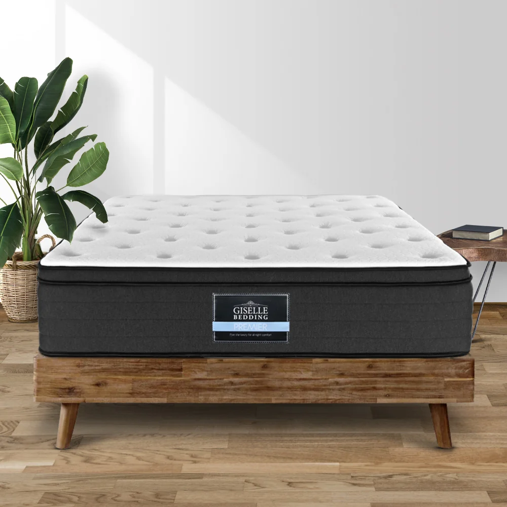 Giselle Bedding 34cm Mattress Euro Top Queen - Image 8