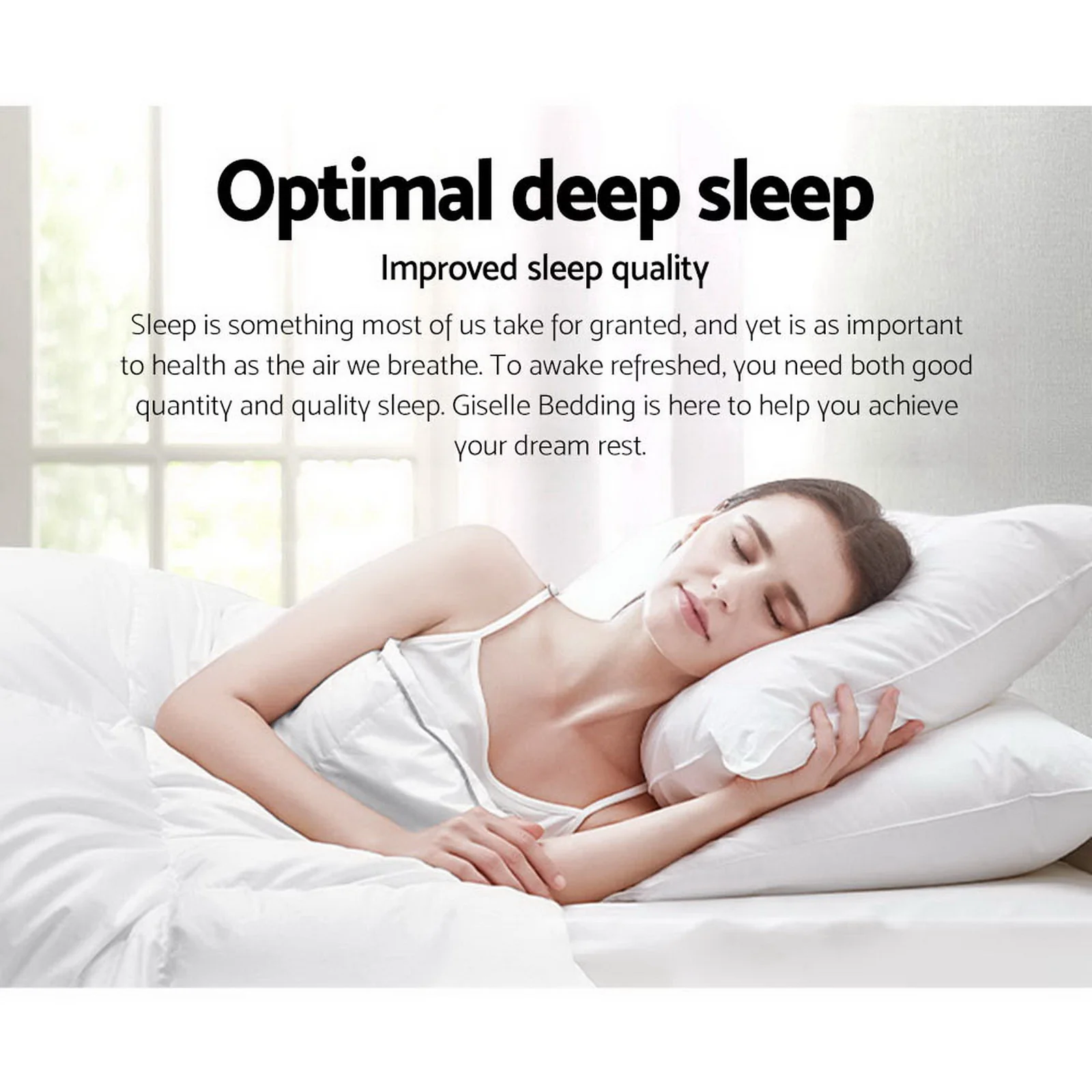 Giselle Bedding 800GSM Microfibre Bamboo Quilt King - Image 3