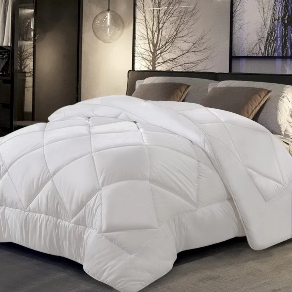 Giselle Bedding 800GSM Microfibre Bamboo Quilt King - Image 8