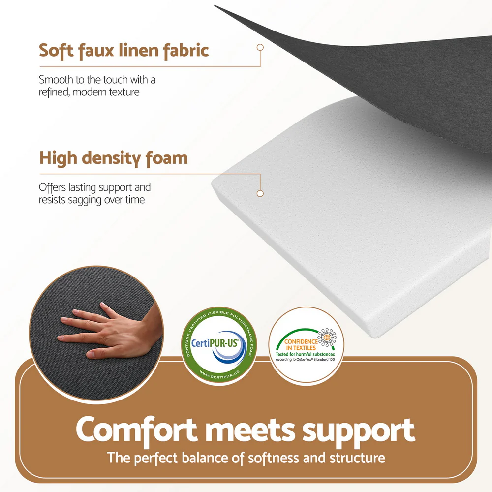 Giselle Bedding Foldable Mattress Folding Foam Mattresses Portable Mat Double - Image 6