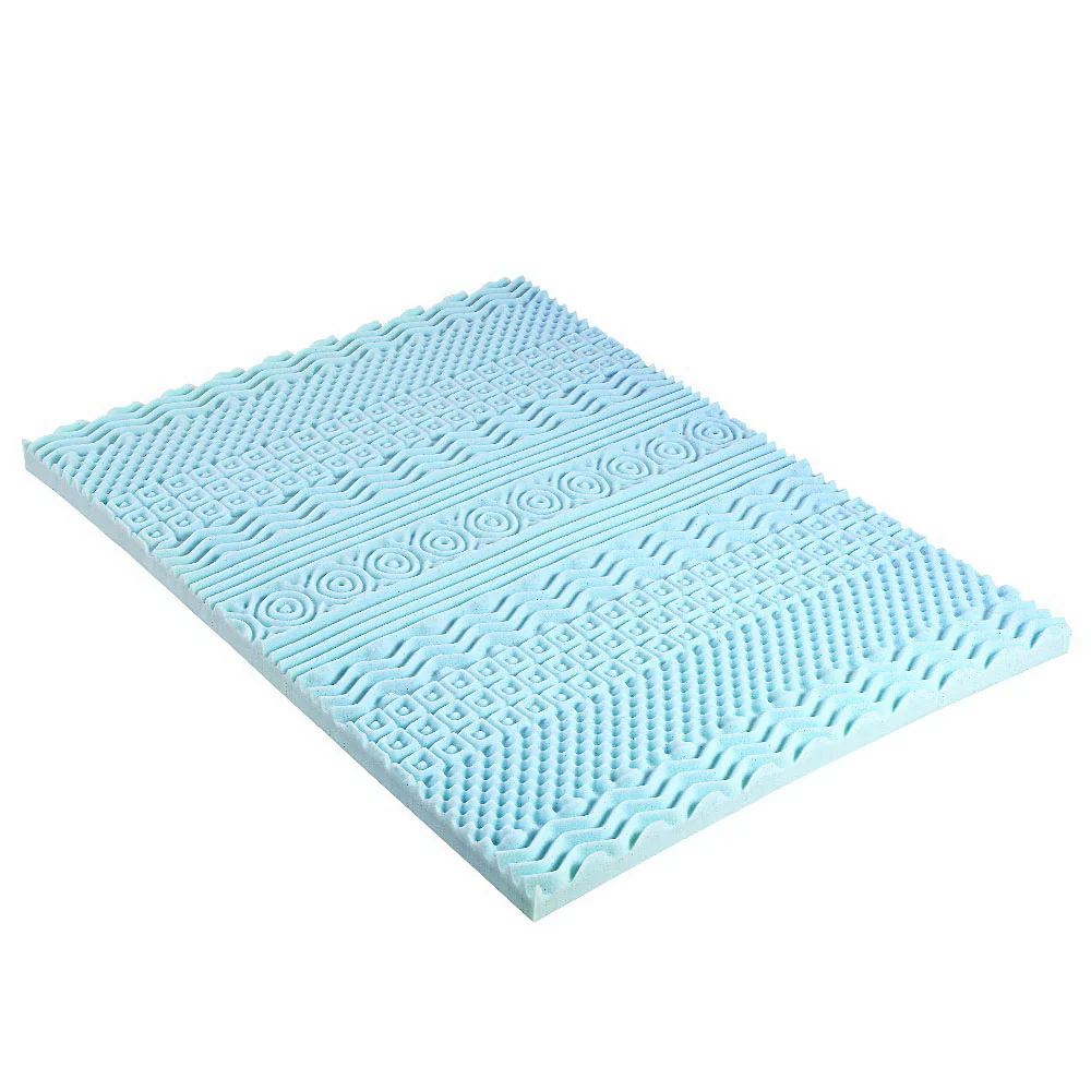 Giselle Bedding Memory Foam Mattress Topper 11-Zone 8cm Double - Image 7
