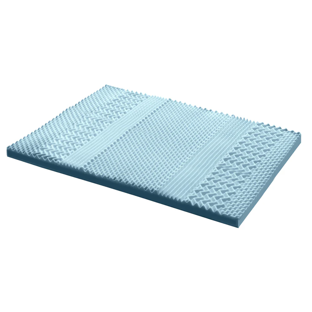 Giselle Bedding Memory Foam Mattress Topper 7-Zone 8cm Queen - Image 7