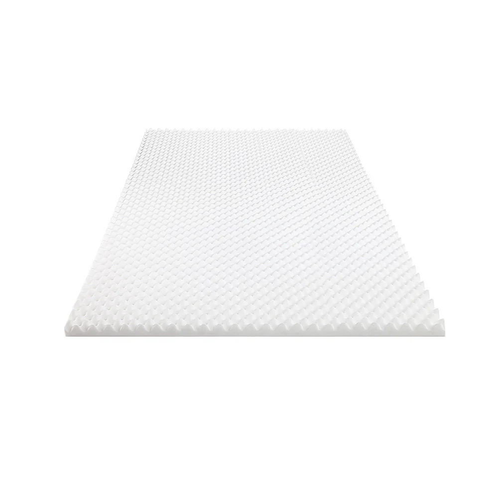 Giselle Bedding Memory Foam Mattress Topper Egg Crate 5cm Queen - Image 3