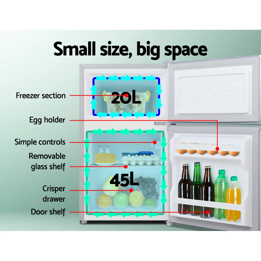 Glacio 65L Portable Fridge Freezer Bar Upright 12V/24V/240V Camping Caravan - Image 4