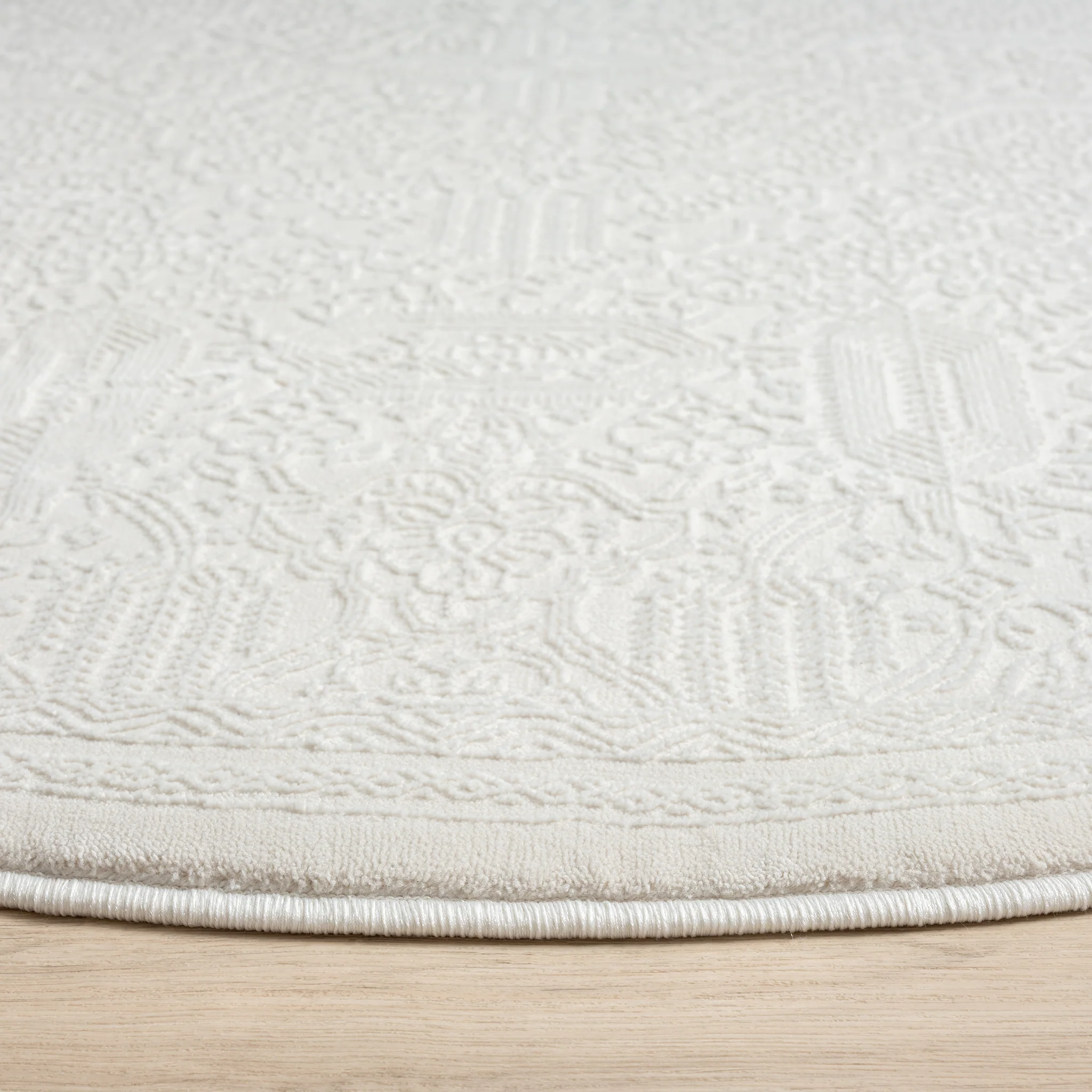 Grande Jacquard Rug - Ivory - 300x400 - Image 3