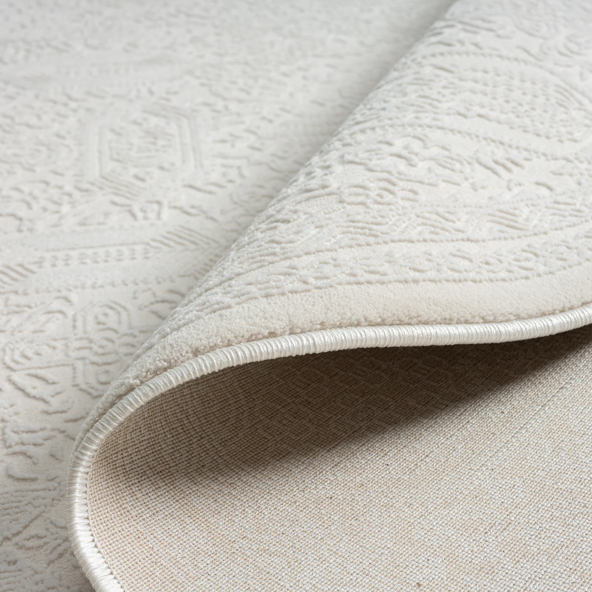 Grande Jacquard Rug - Ivory - 300x400 - Image 5