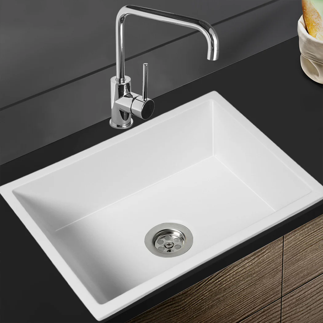 Granite Kitchen Sink Laundry Stone Sinks White - Image 6