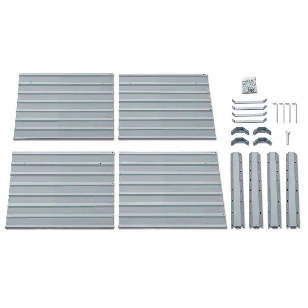 Green Fingers 2x Garden Bed 100x100x77cm Planter Box Raised Container Galvanised - Image 7