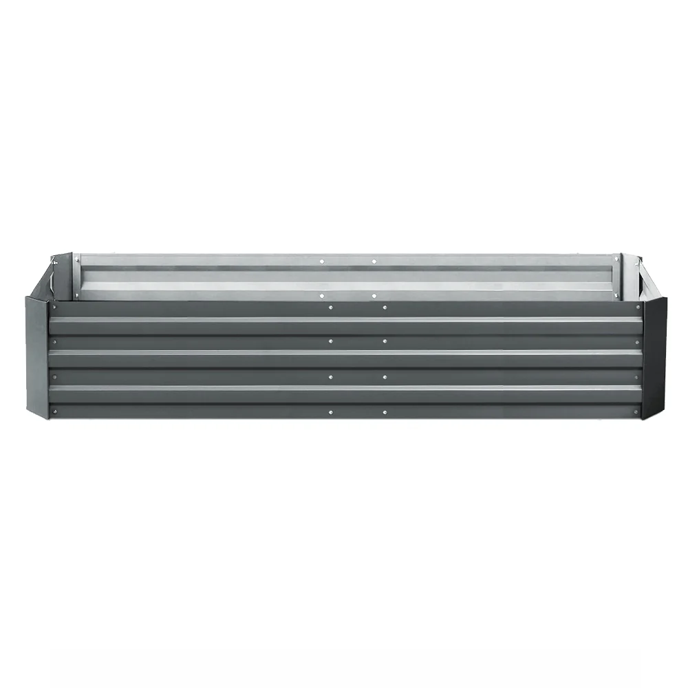 Green Fingers 2x Garden Bed 210x90cm Planter Box Raised Container Galvanised Herb - Image 3
