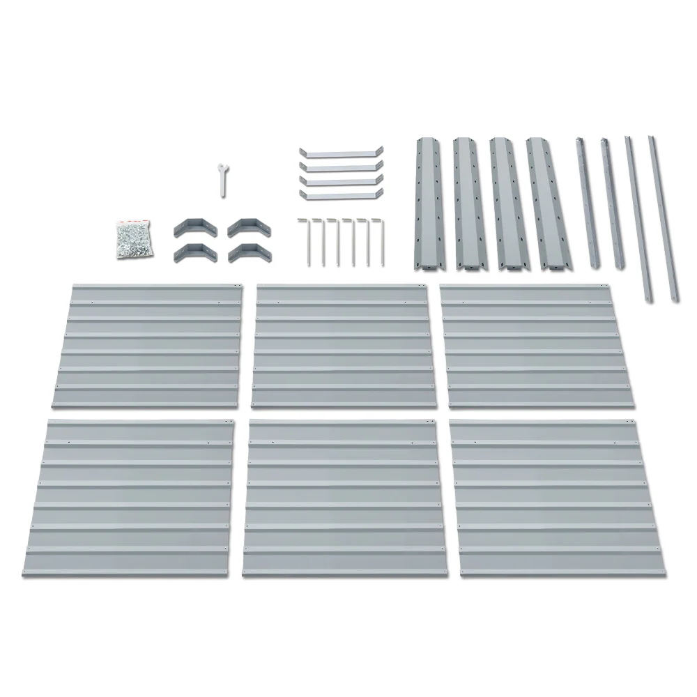 Green Fingers Garden Bed 320x80x77cm Planter Box Raised Container Galvanised Herb - Image 7