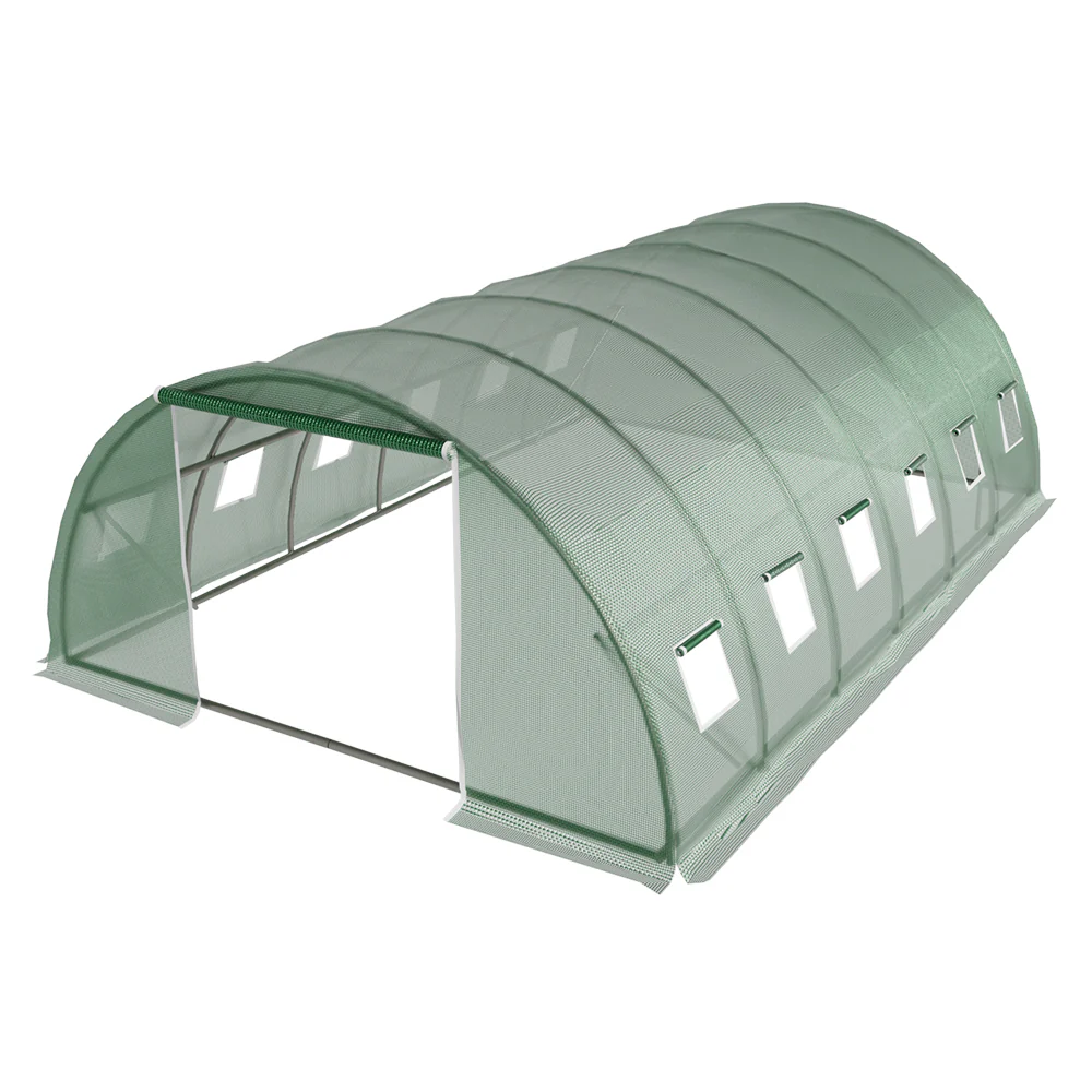 Green Fingers Greenhouse 6x4x2M Walk in Green House Tunnel Plant Garden Shed Dome - Image 3