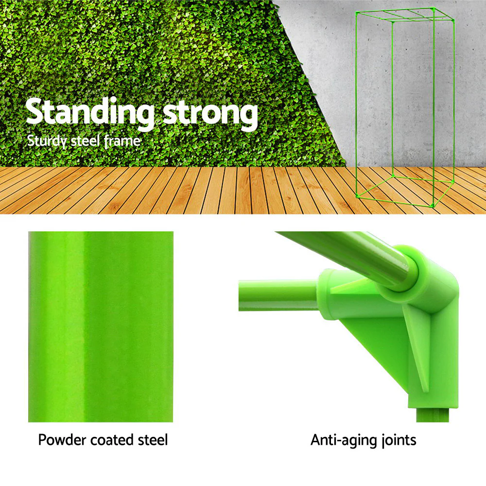 Green Fingers Grow Tent 60x60x140CM Hydroponics Kit Indoor Plant Room System - Image 4