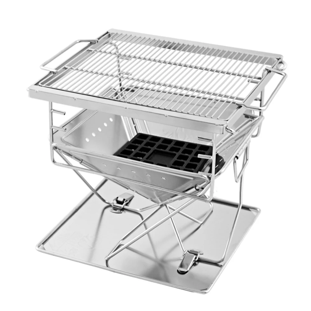 Grillz Fire Pit BBQ Grill with Carry Bag Camping - Image 8