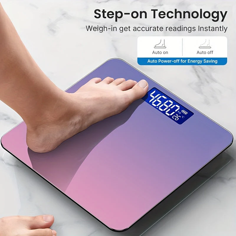 High-Precision Smart Bathroom Scale with LCD Display - Image 3