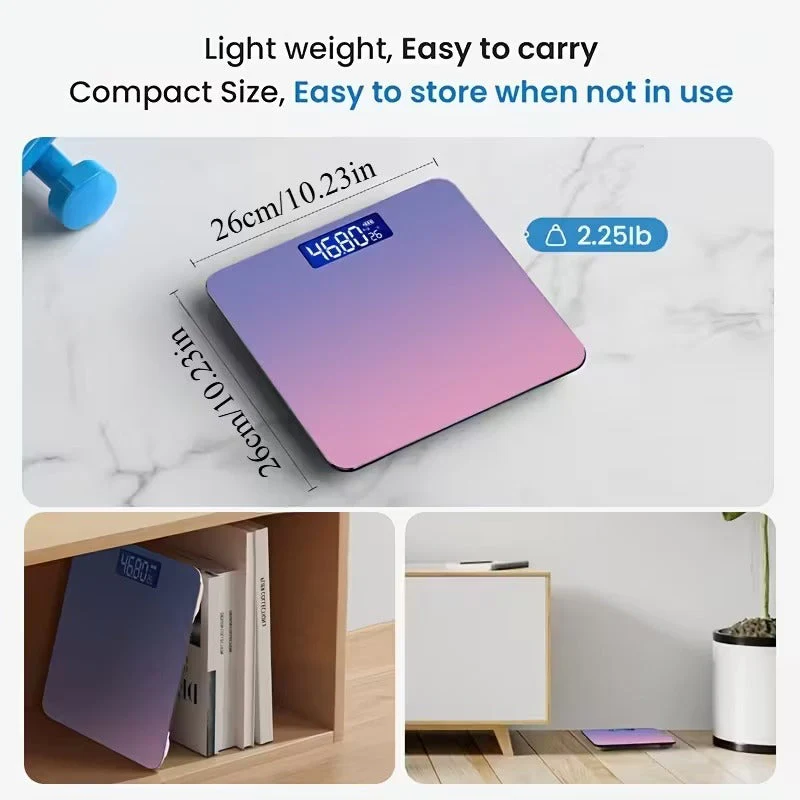 High-Precision Smart Bathroom Scale with LCD Display - Image 4