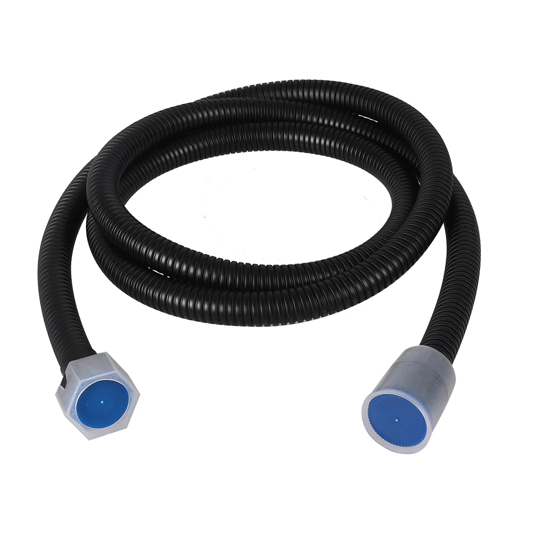 High Pressure Shower Head Set Rain Round Black - Image 4