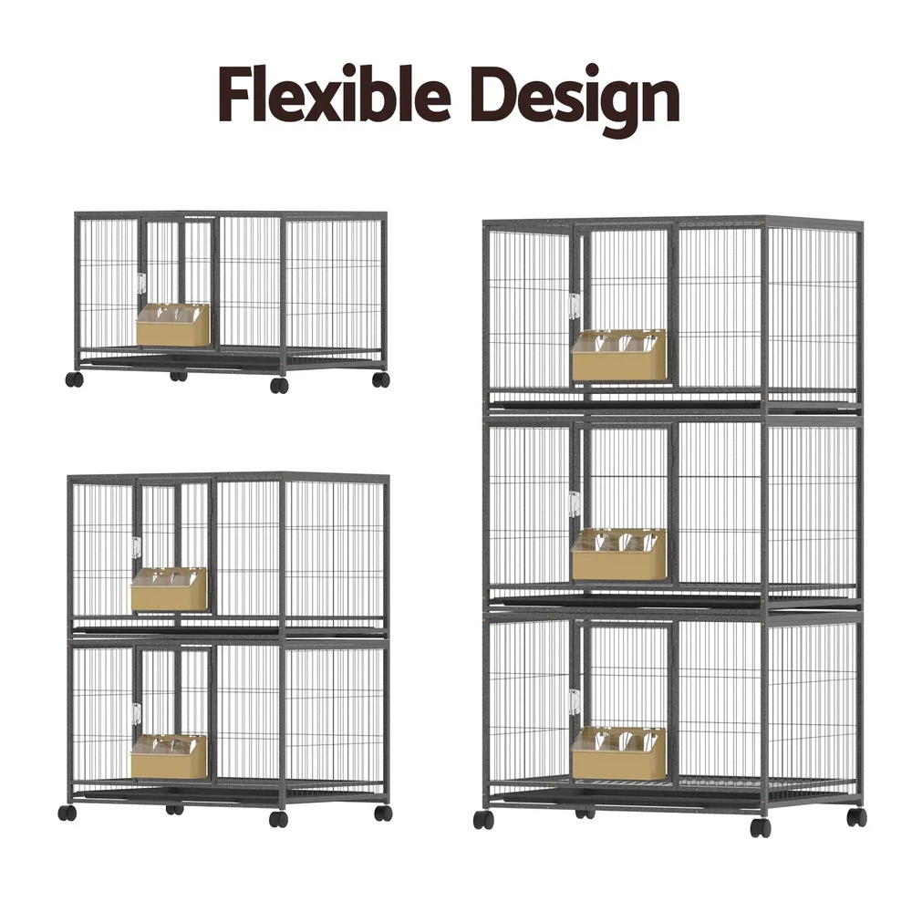 i.Pet Bird Cage Large Bird Cages Aviary Budgie Perch Cage Parrot Pet Stand Wheels - Image 5
