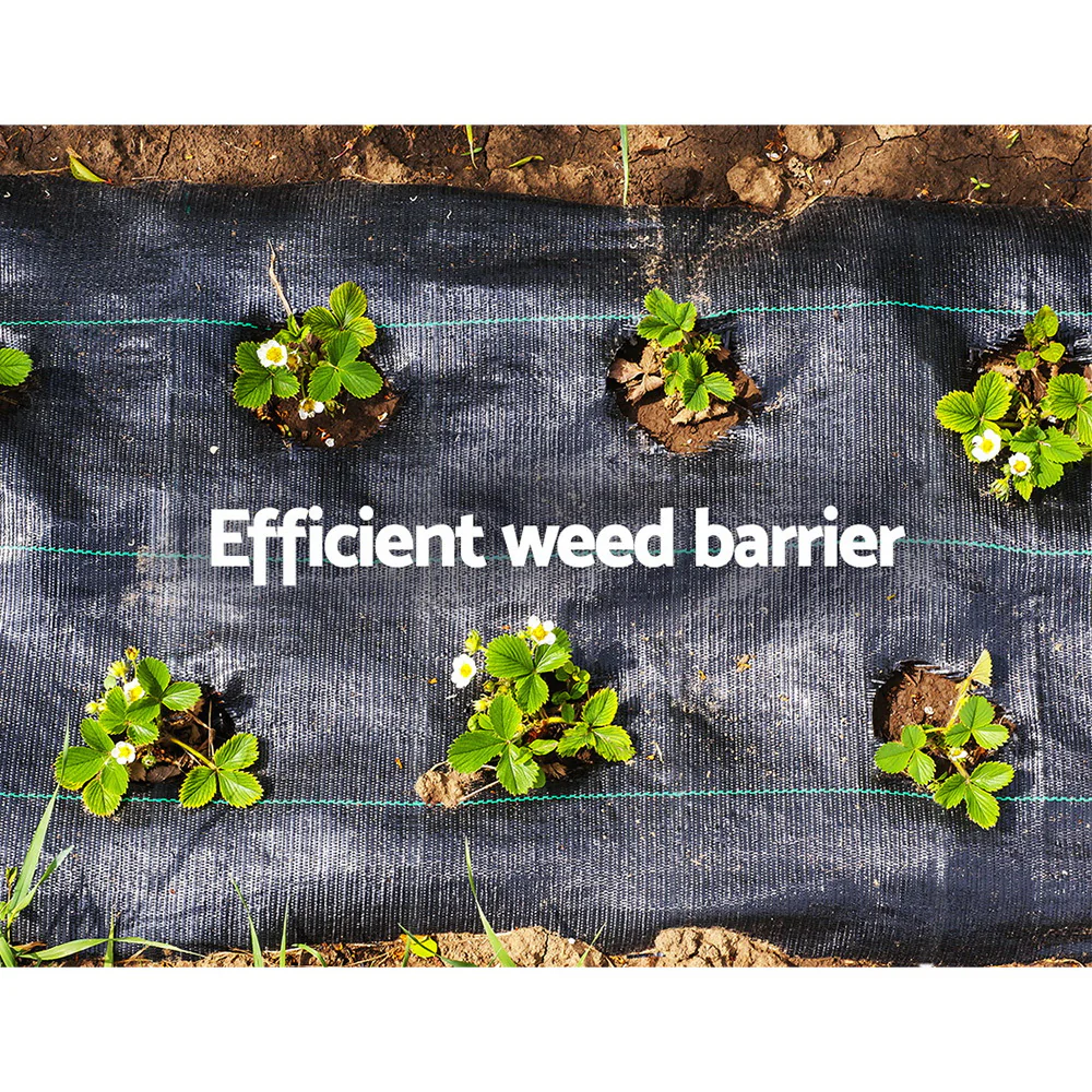 Instahut 3.66x50m Weed Mat Weedmat Control Plant - Image 6