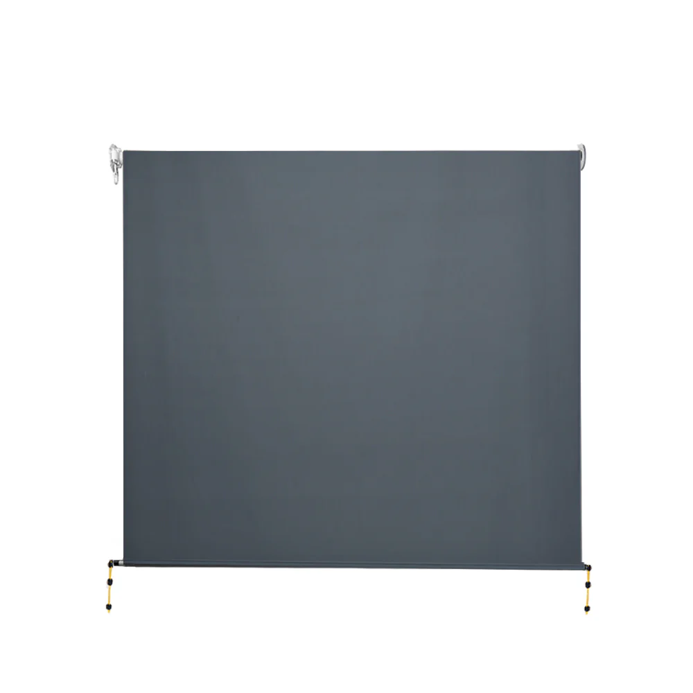 Instahut 3X2.5M Outdoor Blinds Awning Roll Down Canopy Retractable Outdoor Blinds Window Shade Grey - Image 3