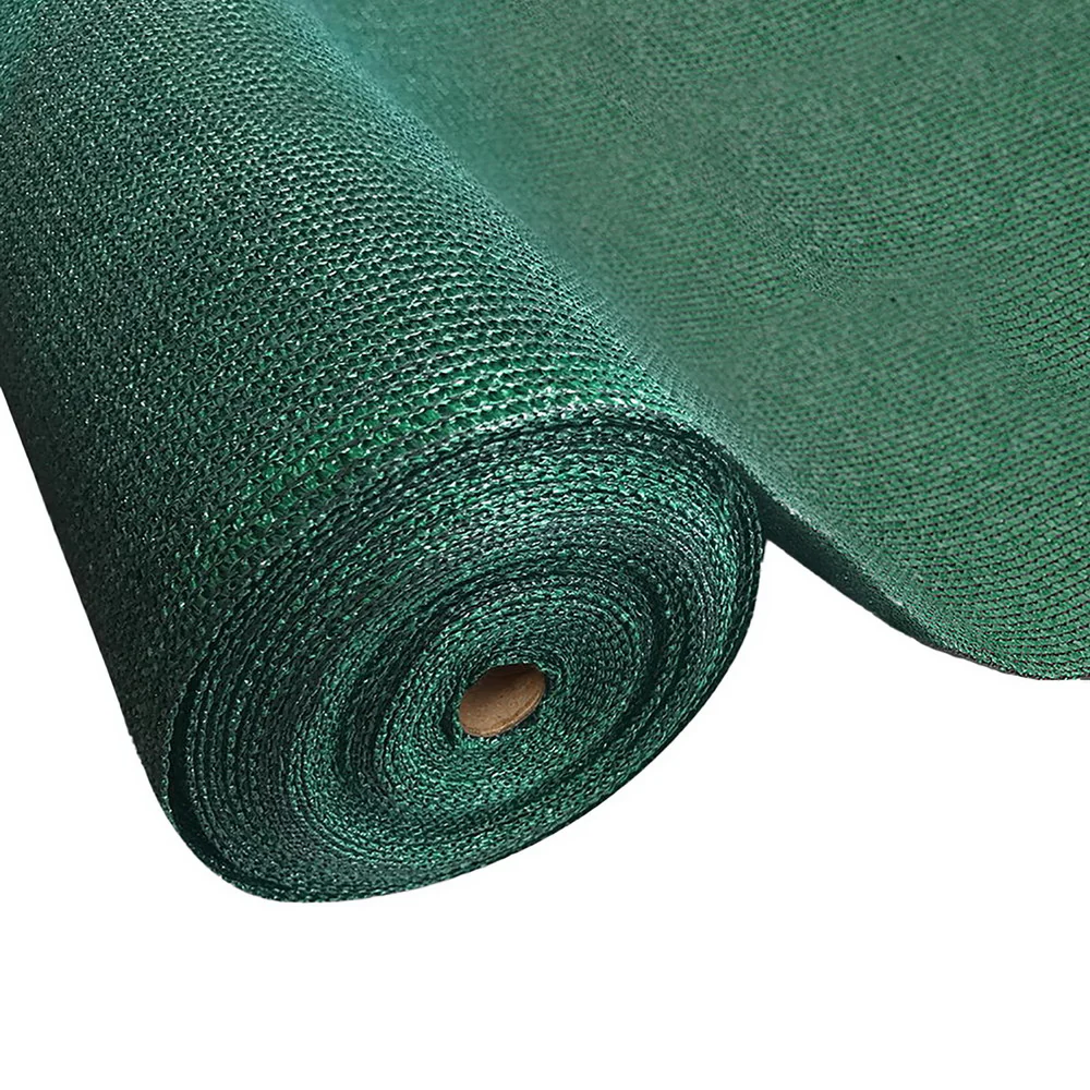 Instahut 70% Shade Cloth 3.66x30m Shadecloth Sail Heavy Duty Green - Image 8