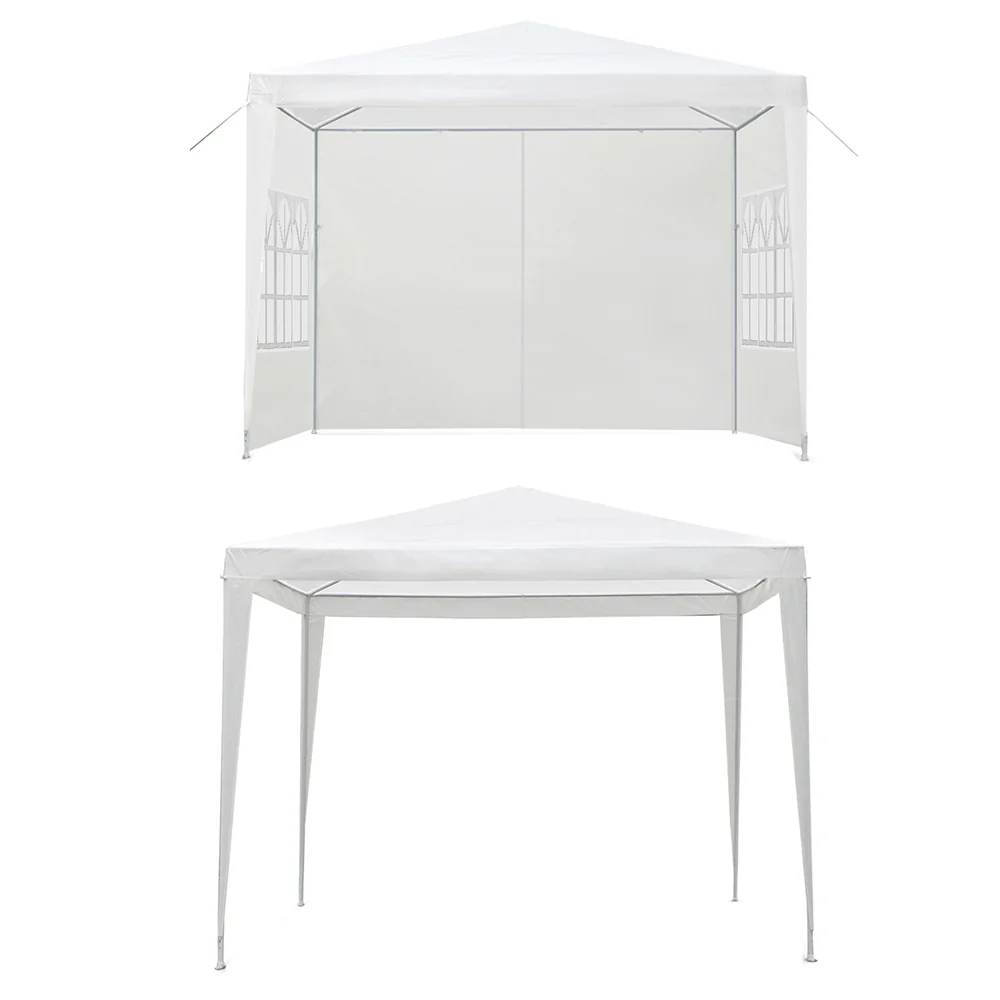 Instahut Gazebo 3x3m Marquee Wedding Party Tent Outdoor Camping Side Wall Canopy Window Panel White - Image 3