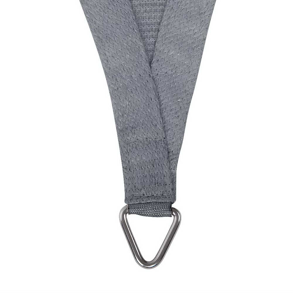 Instahut Shade Sail 4x5m Rectangle 280GSM 98% Grey Shade Cloth - Image 3