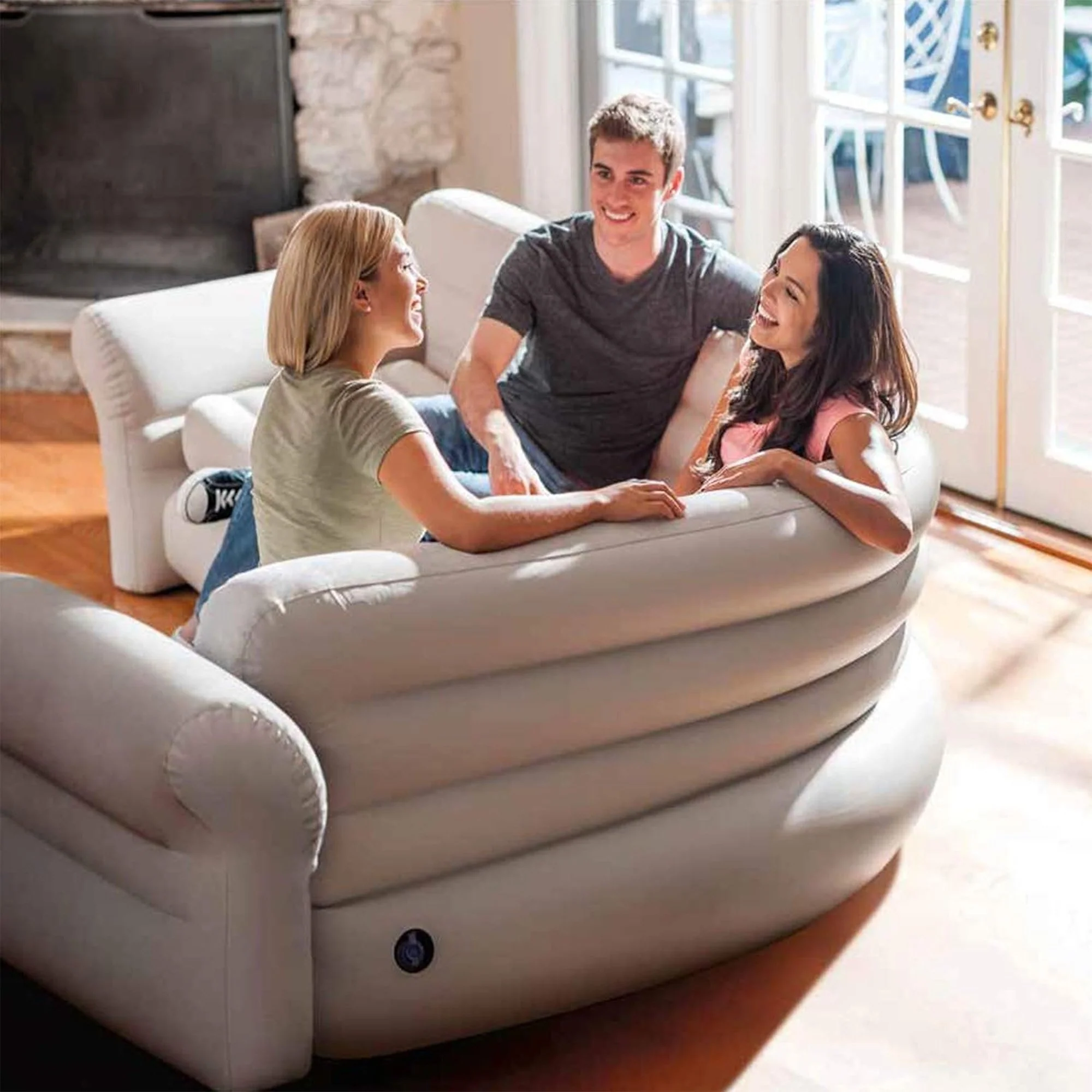 Intex Corner Sofa Inflatable Couch - L-shaped Corner Sofa - Image 5