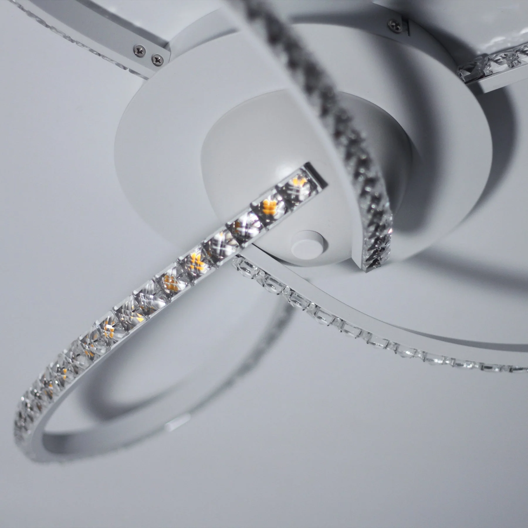 Irie Dimmable 3 Lights LED Ceiling Light - White - Image 3
