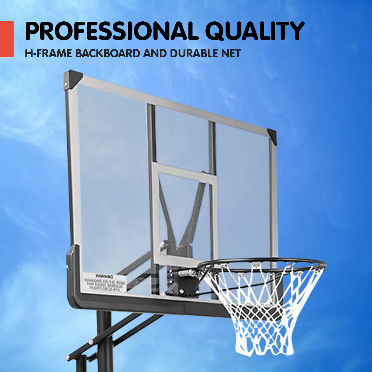 Kahuna Height-Adjustable Basketball Portable Hoop for Kids and Adults - Image 12