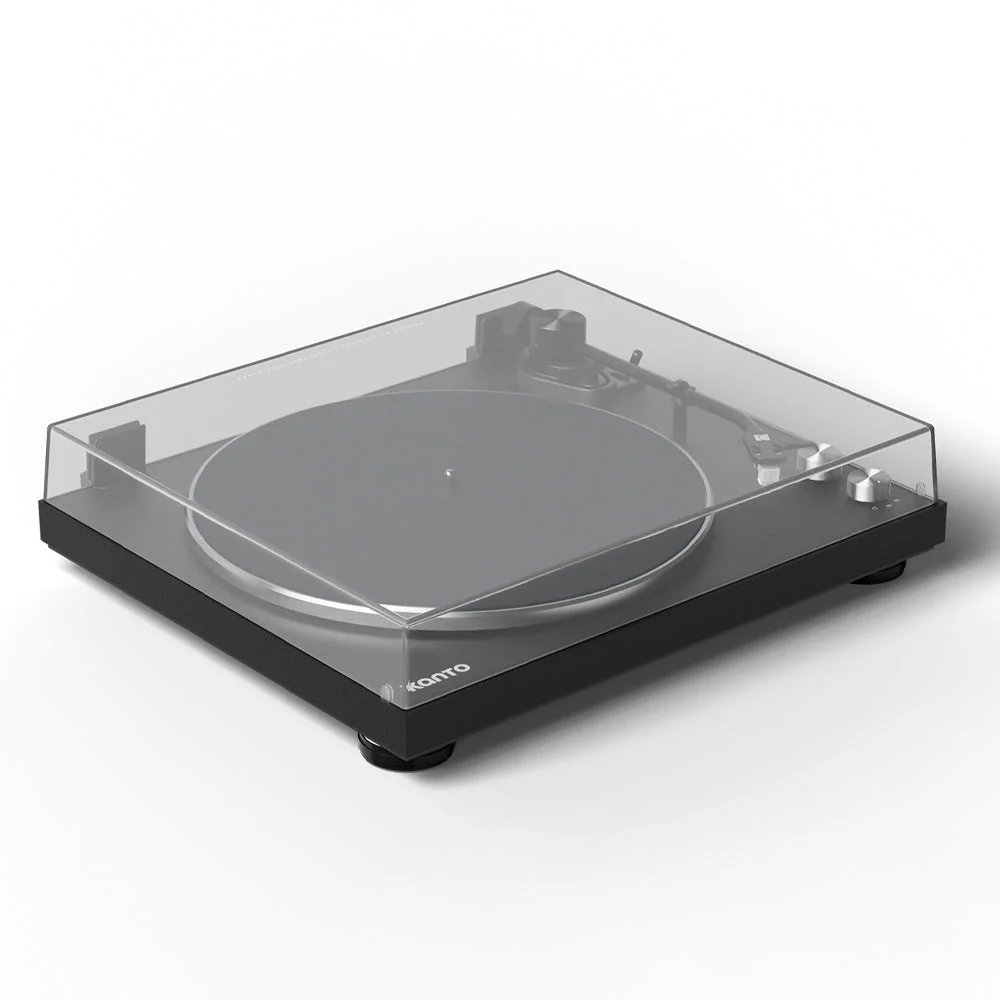 Kanto OBI3 Turntable with Bluetooth 5.3, Preamp, and Pitch Control - Matte Black - Image 3