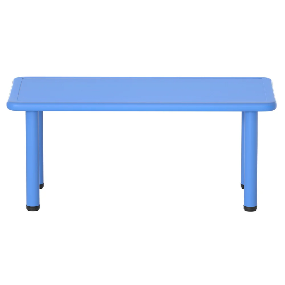 Keezi Kids Table Plastic Square Activity Study Desk 60X120CM - Image 3