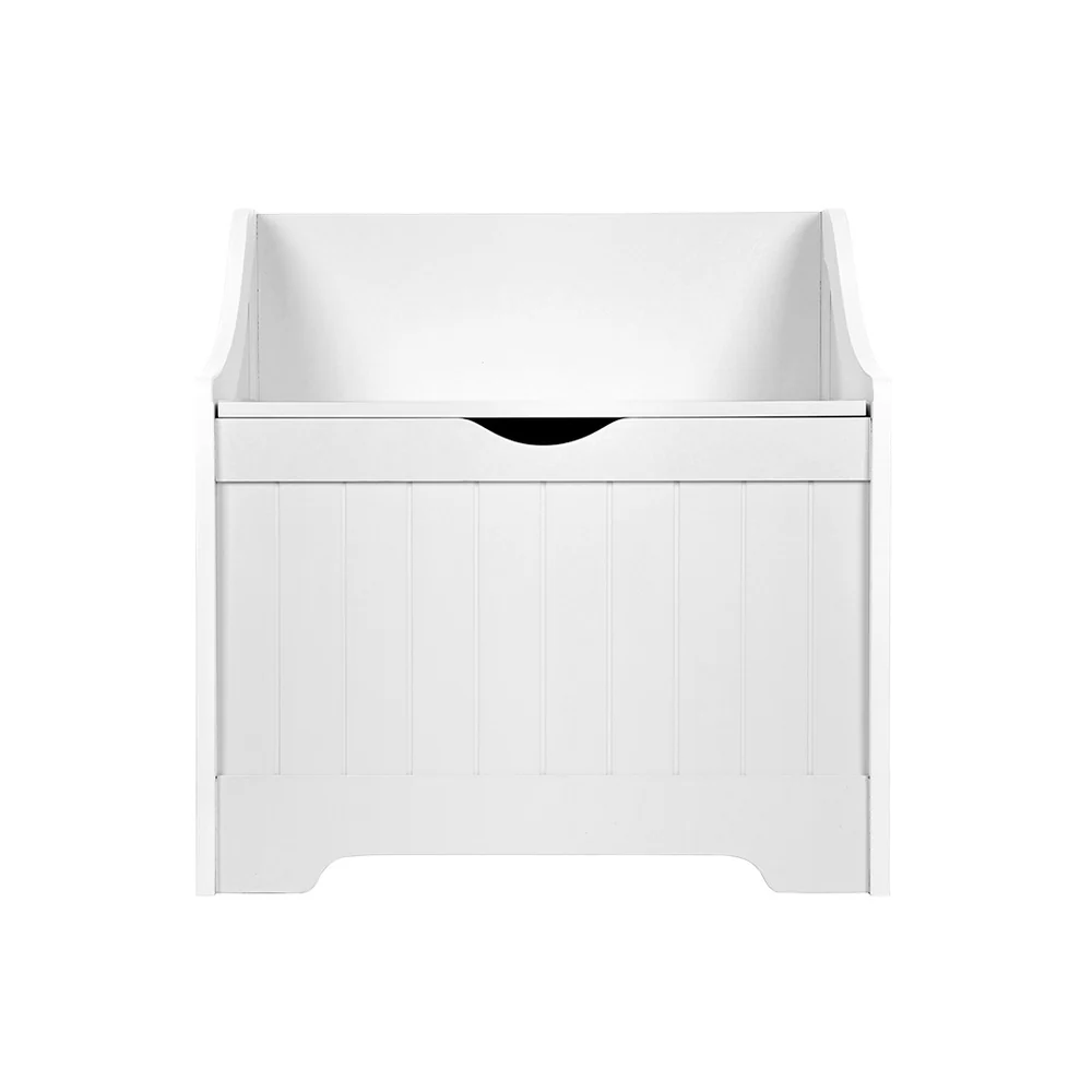 Keezi Kids Toy Box Chest Children Storage Clothes Toys Organiser Square - Image 3