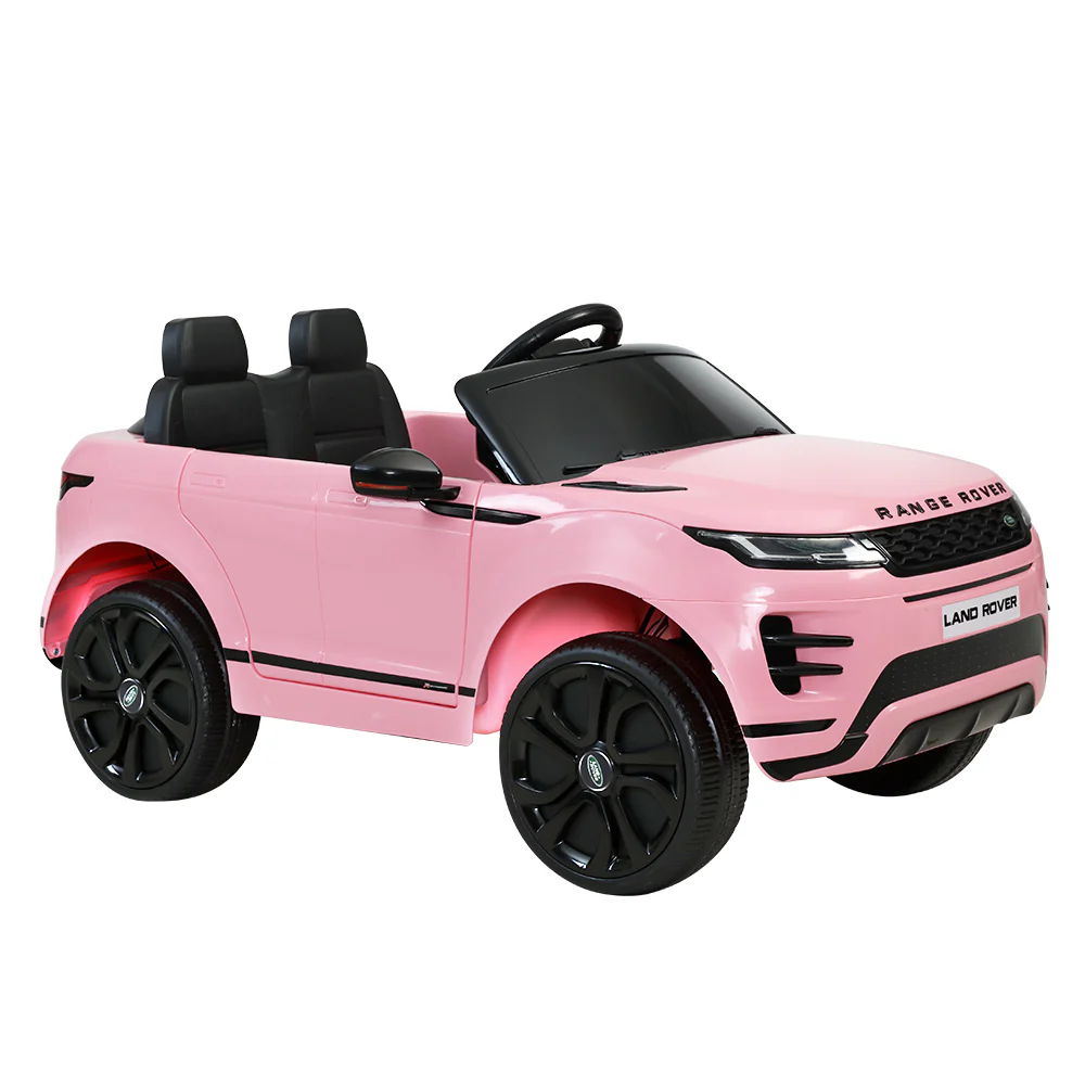 Kids Electric Ride On Car Land Rover Licensed Toy Cars Remote 12V Battery Pink - Image 3