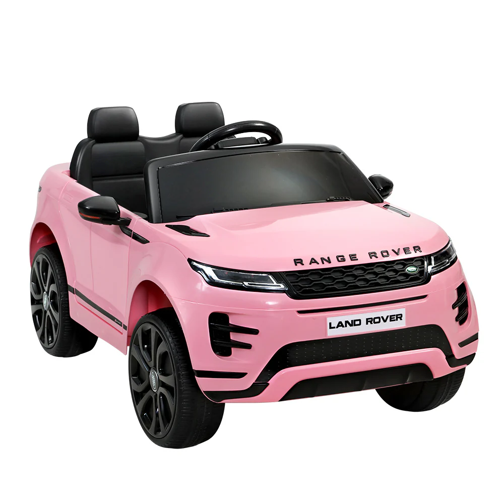 Kids Electric Ride On Car Land Rover Licensed Toy Cars Remote 12V Battery Pink - Image 7