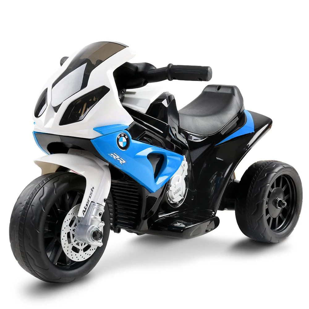 Kids Electric Ride On Car Police Motorcycle Motorbike BMW Licensed S1000RR Blue - Image 8