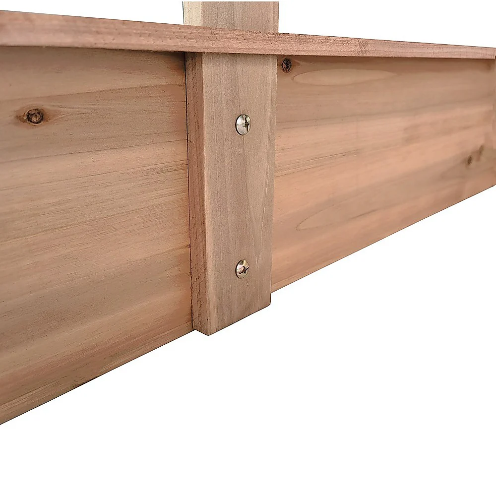 Kids Wooden Toy Sandpit with Adjustable Canopy - Image 8