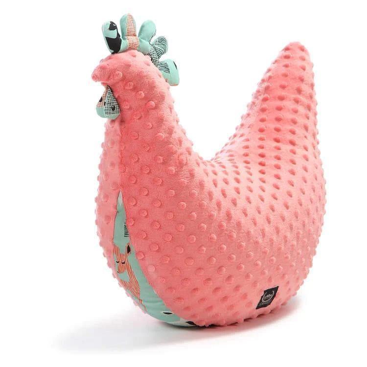 La Millou Hen Pillow - Large - Coral - Image 4