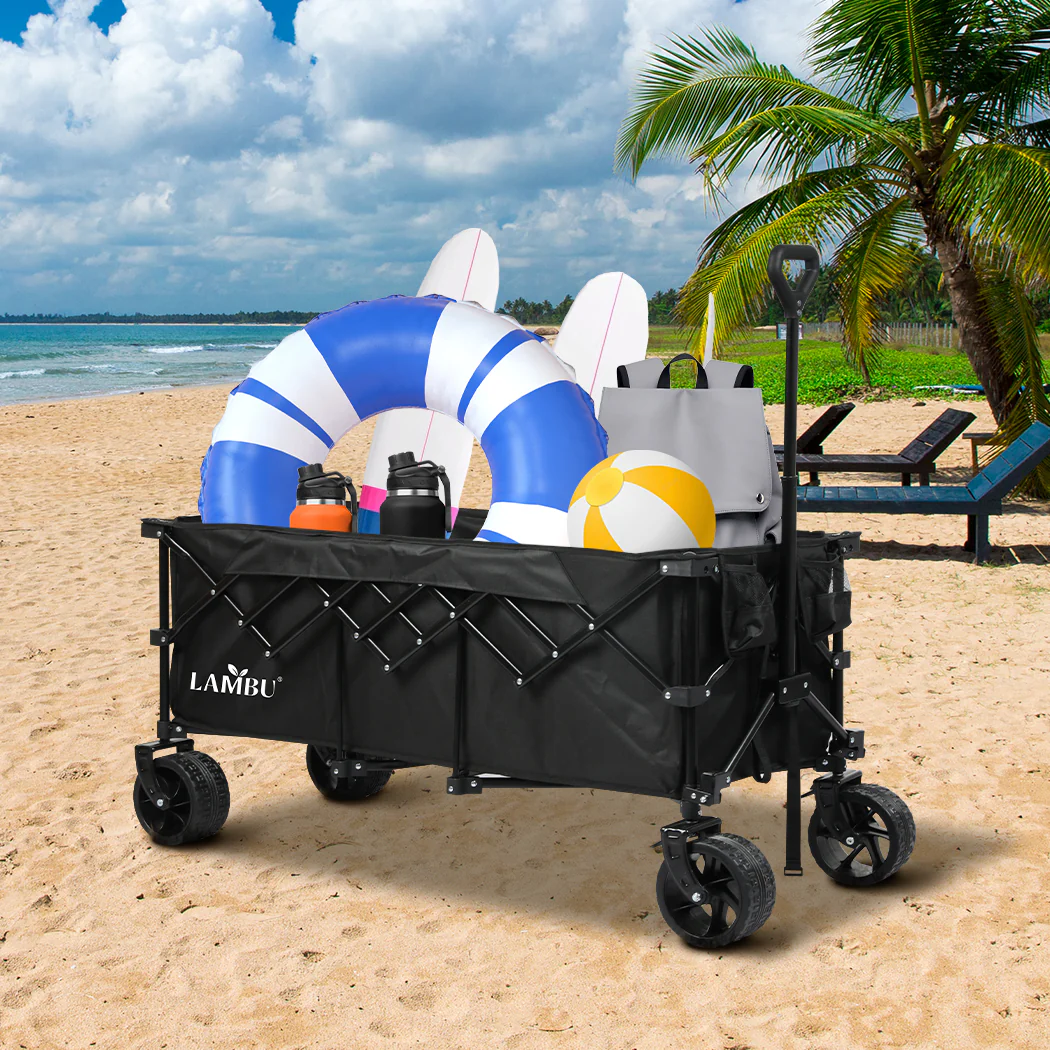 Lambu Folding Wagon Trolley Cart - Image 7