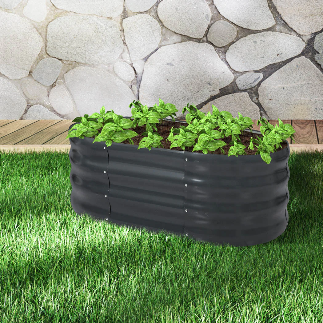 Lambu Garden Bed Planter Raised Coated 120x80x42cm - Image 6