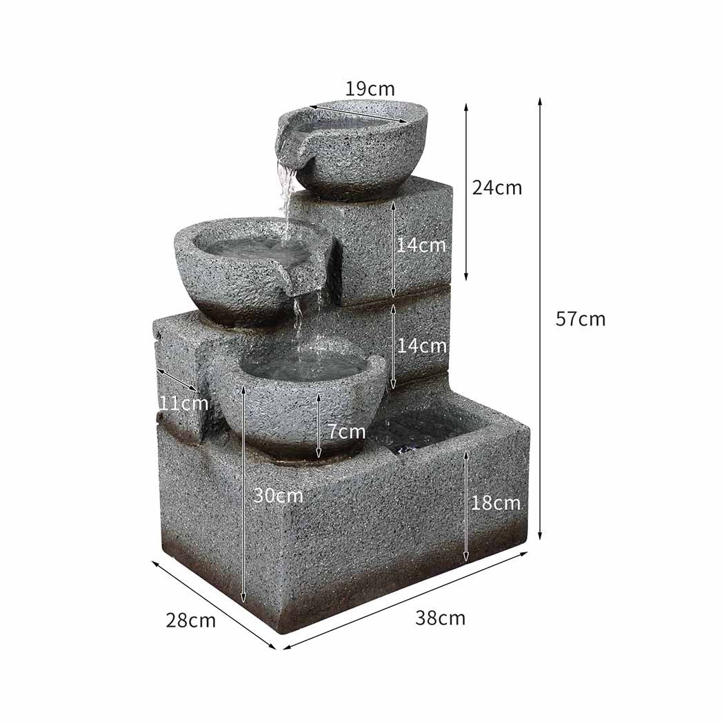 Lambu Solar Fountain Water Bird Bath - Image 2