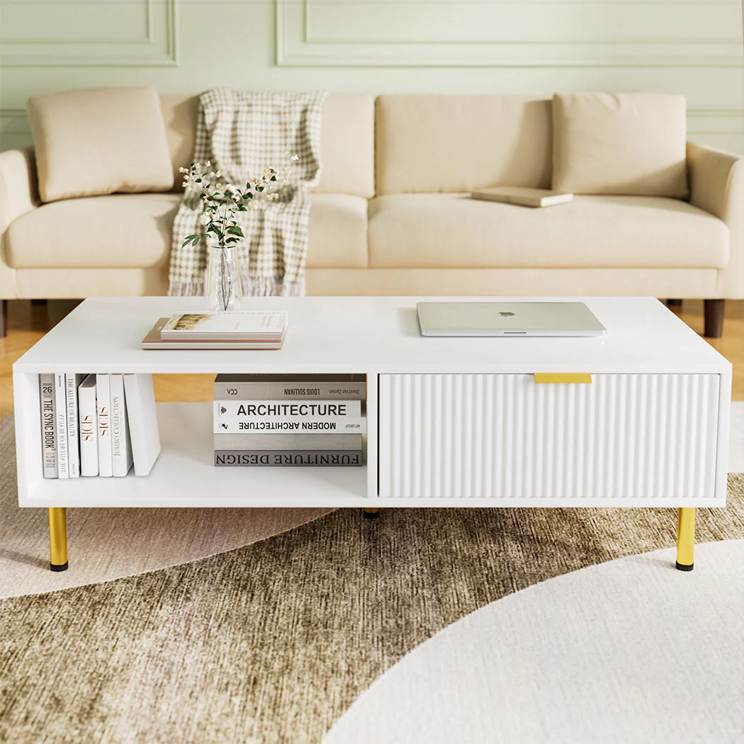 Levede 110cm Coffee Table - Image 7