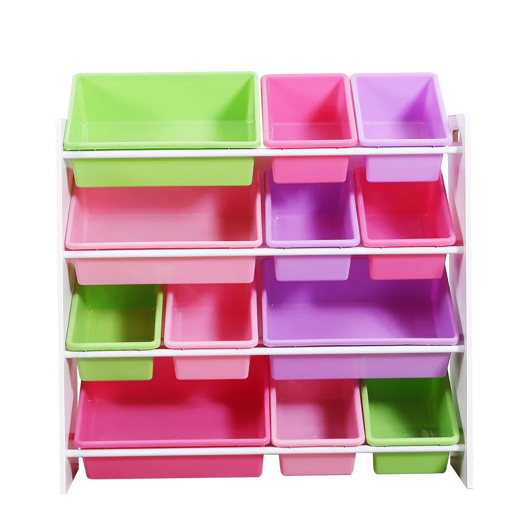 Levede 12Bins Kids Toy Box Bookshelf