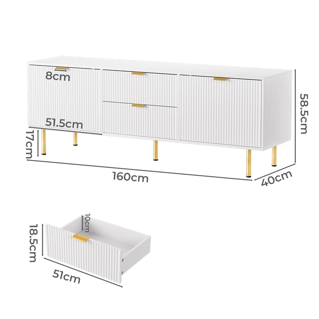 Levede 160cm Entertainment Unit - Image 2