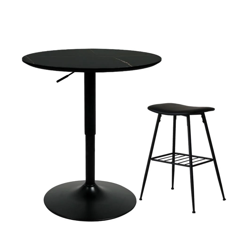 Levede 1XBar Table +2XBar Stools Set - Image 8