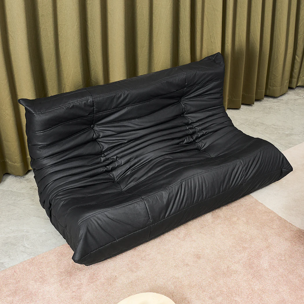 Levede 2 Seaters Floor Sofa Caterpillar Lounge - Image 6