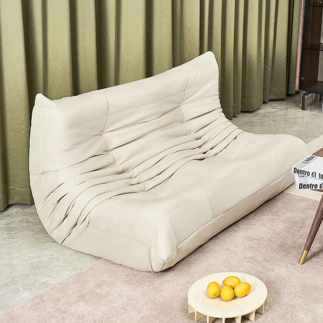 Levede 2 Seaters Floor Sofa Caterpillar Lounge - Image 7
