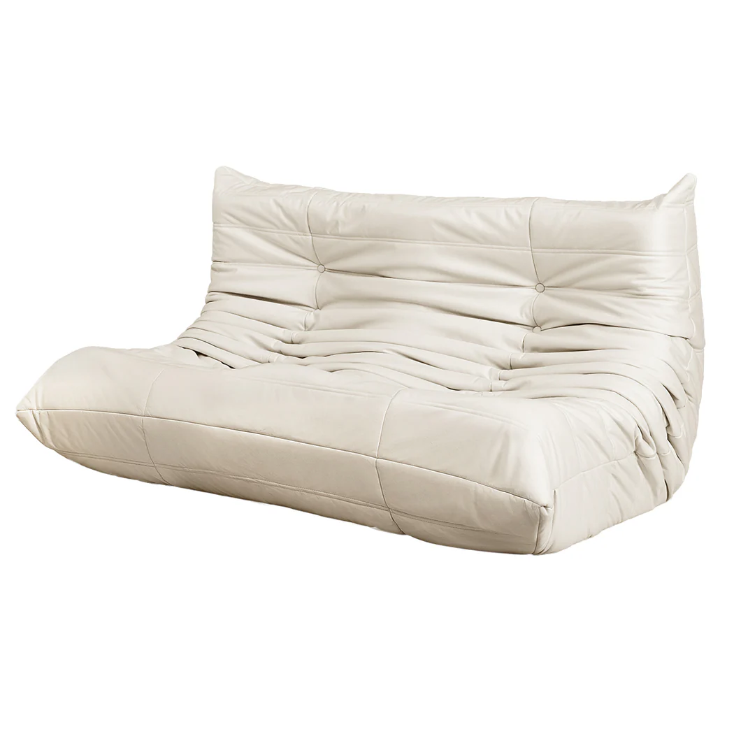 Levede 2 Seaters Floor Sofa Caterpillar Lounge - Image 8