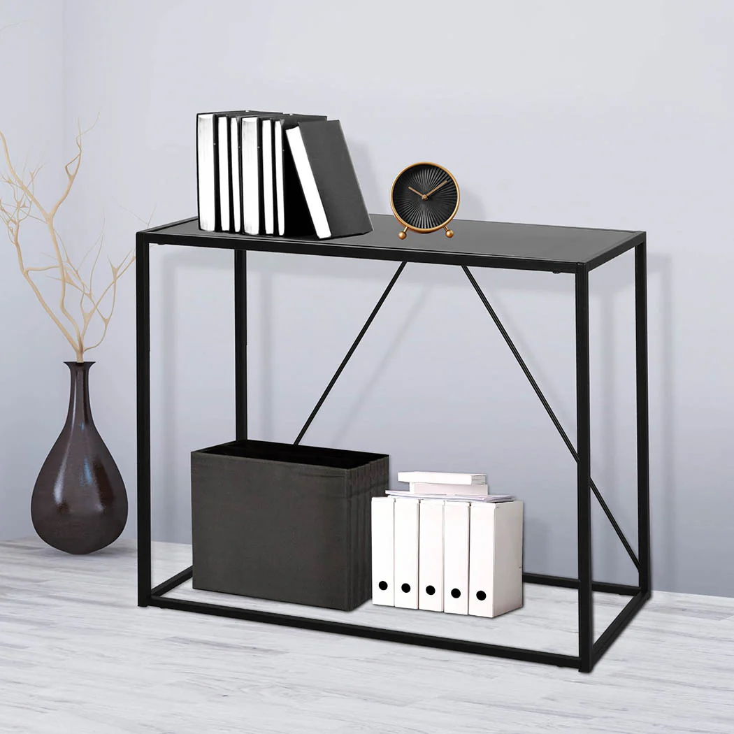 Levede 2-Tier Console Table Office Furniture - Image 7