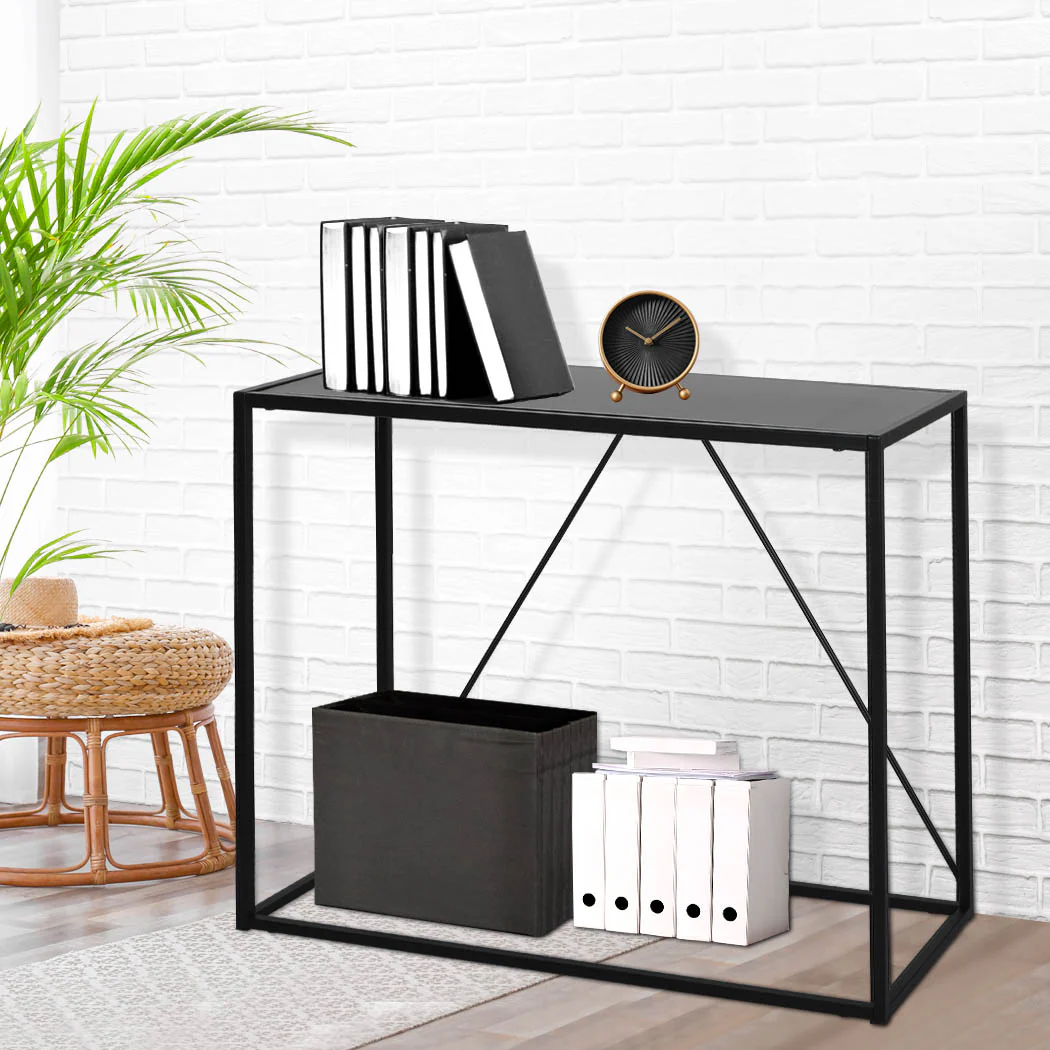 Levede 2-Tier Console Table Office Furniture - Image 8